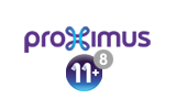 Proximus 11+ 08 / HD tv logo