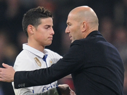 Zidane dismisses James Real Madrid exit talk