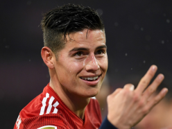 James nets first hat-trick in eight years as Bayern thrash Mainz