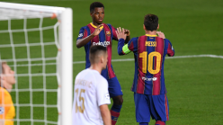 Barcelona star Fati continuing to learn from Messi after making Champions League history
