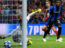Atletico Madrid 3 Club Brugge 1: Griezmann at the double
