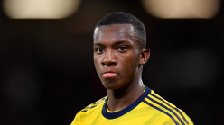 Nketiah set to serve three-game suspension after Arsenal fail in appeal against red card from Leicester match