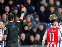 Lozano suspended three matches after PSV red card