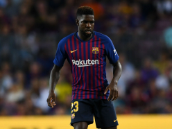 Barcelona send Umtiti to Qatar for treatment on knee injury