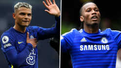 Thiago Silva next to Drogba in Chelsea’s Premier League ranks