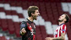 Atletico Madrid 1-1 Bayern Munich: Late Muller penalty delays progress for Simeone