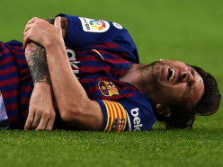 Barcelona 4 Sevilla 2: Messi injured but champions go top