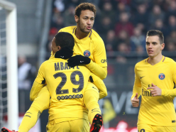 Rennes 1 Paris Saint-Germain 4: Two goals, two assists for Neymar