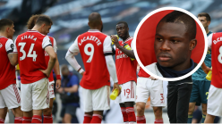 ‘One minute you’re happy and next you’re sad’ – Frimpong on being an Arsenal fan after Tottenham defeat