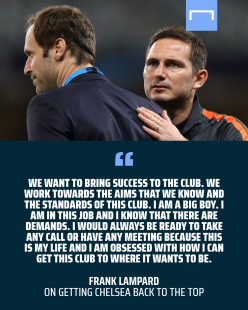 Lampard grateful for Cech help as he aims to end first season as Chelsea manager with FA Cup glory