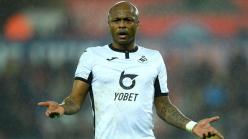 Andre Ayew’s Swansea City suffer 2-0 loss at Stoke City