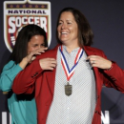 Chastain, MacMillan inducted into US Soccer Hall of Fame (The Associated Press)