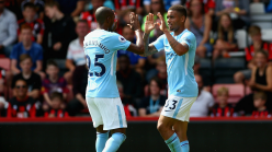 Jesus relieved to have Stones back in Man City defence but hails stand-in Fernandinho