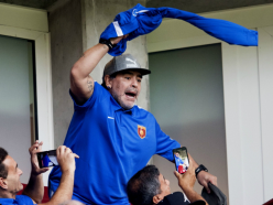 Diego Maradona attends PSV win over AZ