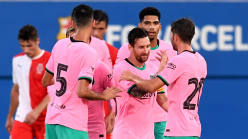 Barcelona star Messi scores right-footed rocket as first goal under Koeman