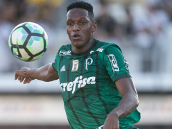 Barcelona want Mina in January, say Palmeiras