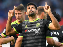 Diego Costa all smiles at Chelsea training amid ongoing exit talk