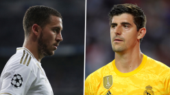Courtois says he and Hazard talked about Real Madrid move in the Chelsea dressing room