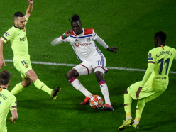Lyon forward Bertrand Traore rues missed chances against Barcelona
