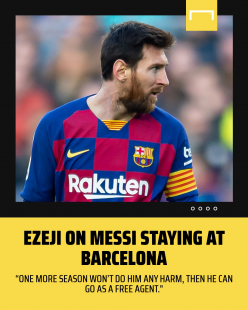 Messi: Former Nigeria striker Ezeji encourages Barcelona star to stay one more season