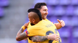 Real Valladolid 0-1 Barcelona: Vidal and Messi combine as Barca cling to title hope