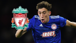 Liverpool confirm £11.75m signing of defender Tsimikas from Olympiacos