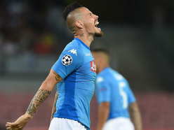 Hamsik matches Maradona