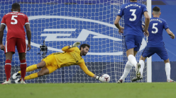 Alisson reveals how he ended Jorginho’s penalty run and salutes Liverpool ‘monster’ Fabinho