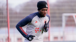 Huge boost for Bayern as Alphonso Davies returns to training after recovering from injury