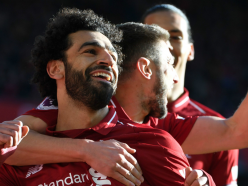 Liverpool’s Georginio Wijnaldum lays challenge before Mohamed Salah