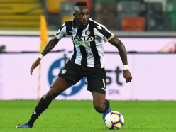 Seko Fofana on target as Udinese succumb to Napoli