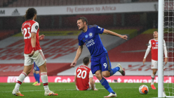 Arsenal 1-1 Leicester City: Ten-man Gunners blunted by late Vardy equaliser