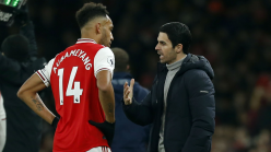 Arteta pleased Aubameyang has quashed Arsenal transfer speculation
