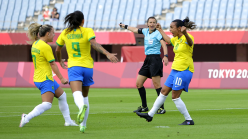 Marta enters Olympic Games record books after scoring Brazil