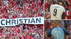 Belgium & Denmark unite in Eriksen tribute at Euro 2020 as star continues recovery