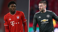 Bayern Munich left-back Davies admits Shaw is 