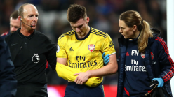 Injury blow for Arsenal as Tierney forced off against West Ham