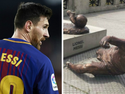 Vandals destroy Messi statue for second time in 2017