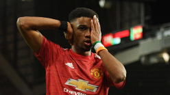 Manchester United’s Diallo reacts as new signing Varane inherits his no. 19 shirt