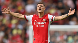 Xhaka: I was brutally surprised by red card against Man City