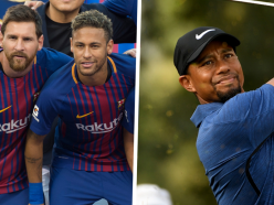 Messi, Suarez and Neymar make golf legend Tiger Woods’ day after Miami Clasico