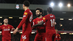 Liverpool equal Manchester City’s record for longest English top-flight win streak