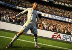 Ronaldo told to slow down after slipping during FIFA 18 motion capture shoot!