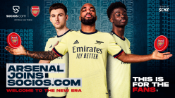 Arsenal fan token revealed by Socios platform as NFT industry continues expansion