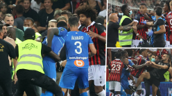 Marseille match abandoned after Nice fans storm pitch for brawl