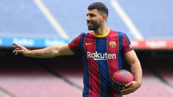 Aguero an injury concern for Barcelona after being forced to miss Joan Gamper Trophy clash with Juventus