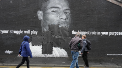Video: Manchester united as Rashford mural restored
