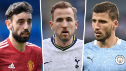 Fernandes, Kane & Dias lead nominees for PFA Player of the Year prize