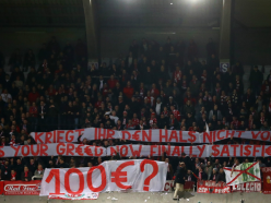 Bayern fined €20,000 for fake notes thrown by fans in Champions League protest