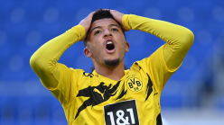 Sancho ruled out of Champions League reunion with Man City as Borussia Dortmund winger recovers from injury
